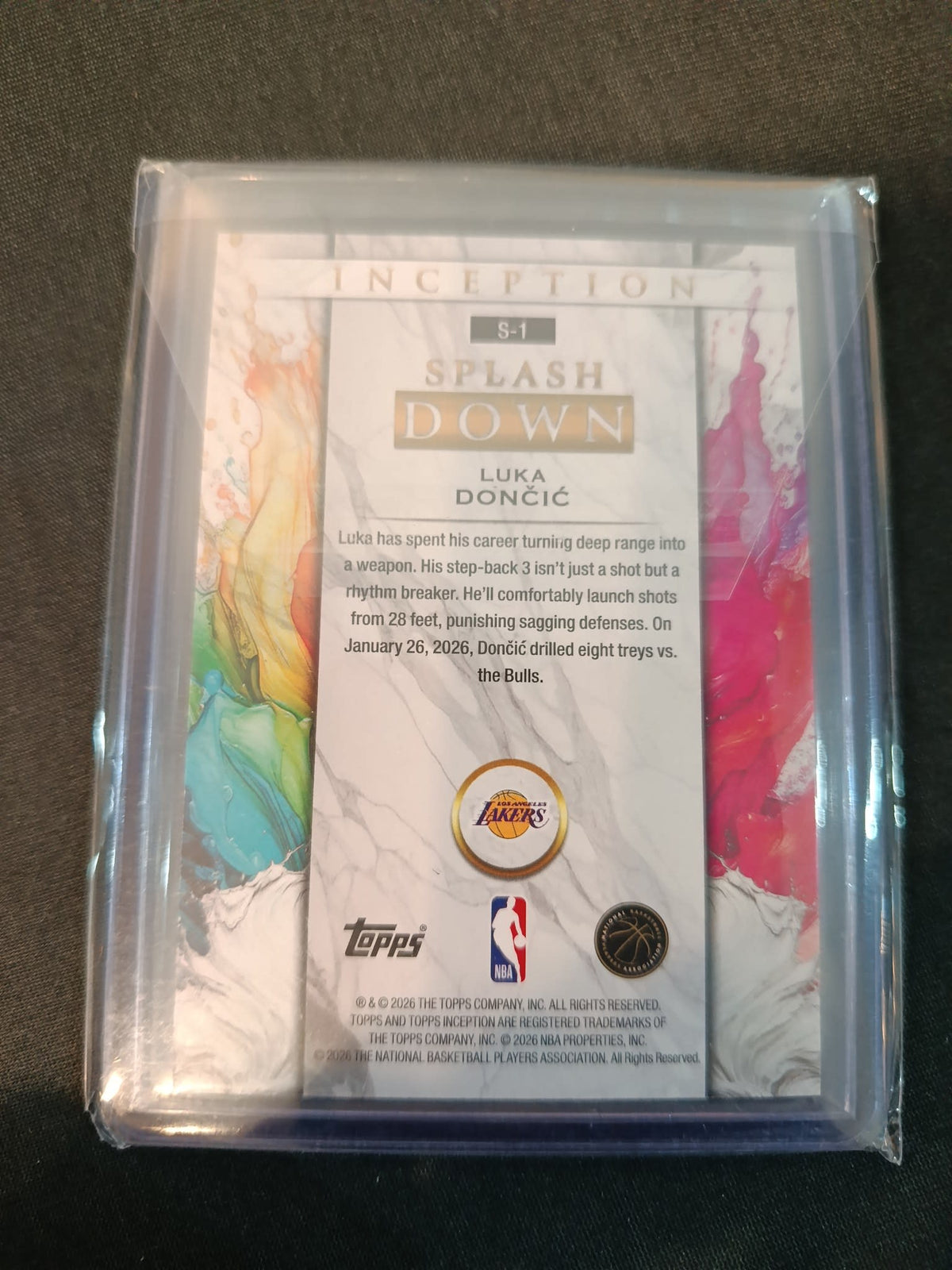 2011-12 Panini Inception Splashdown Luka Dončić #77 <UNKNOWN> <UNKNOWN> - view 2