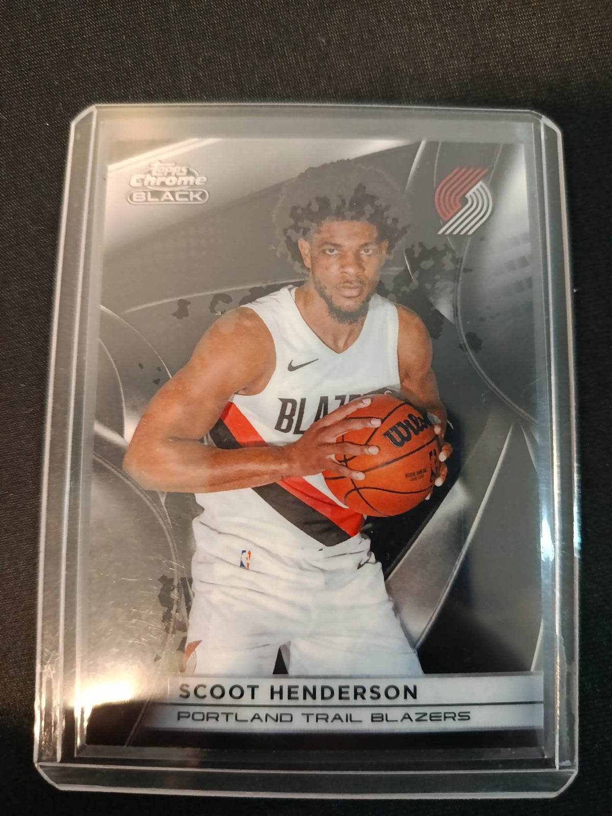 2024-25 Topps Chrome Black Scoot Henderson #87
