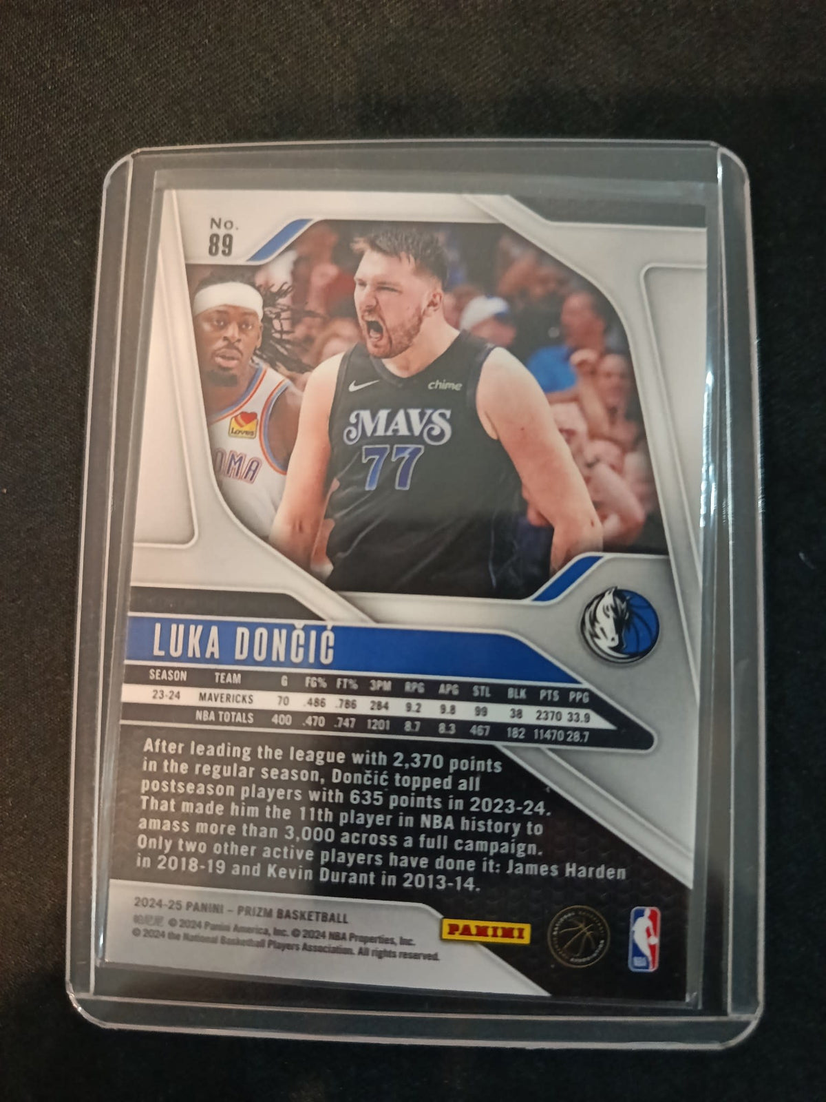 2024-25 Panini Prizm Luka Dončić #89 - view 2