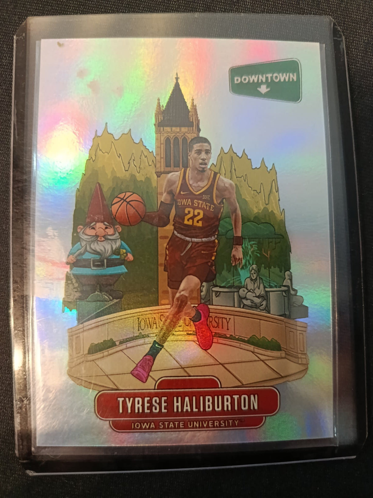 2020 Panini Collegiate Chronicles Downtown Tyrese Haliburton #D-13