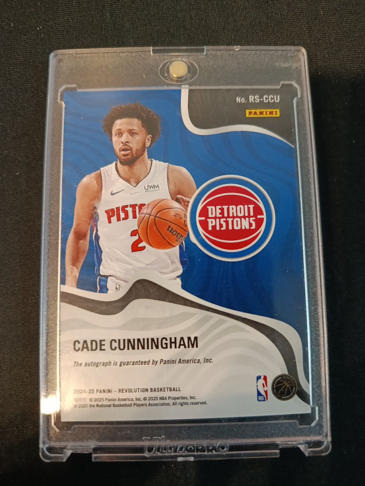 2024-25 Panini Revolution Revolution Signatures Cade Cunningham #RS-CCU - view 2