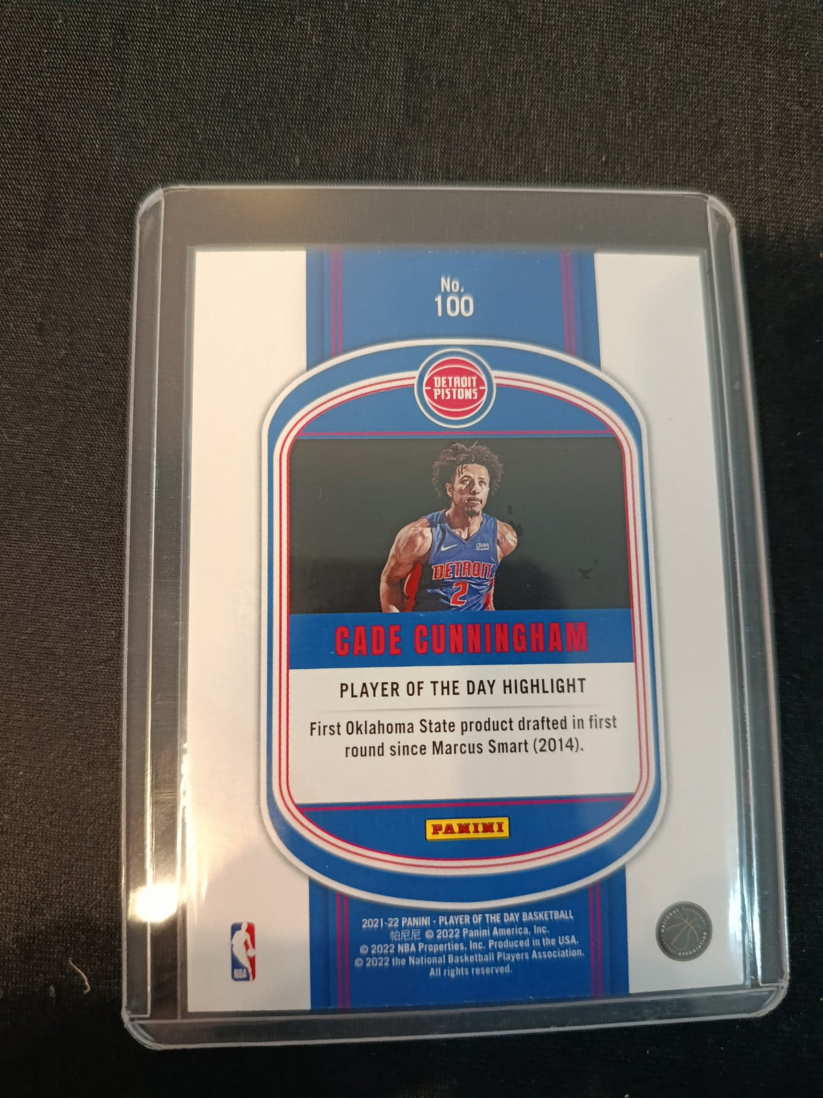 2021-22 Panini Player of the Day Player of the Day Highlight Cade Cunningham #100 - view 2