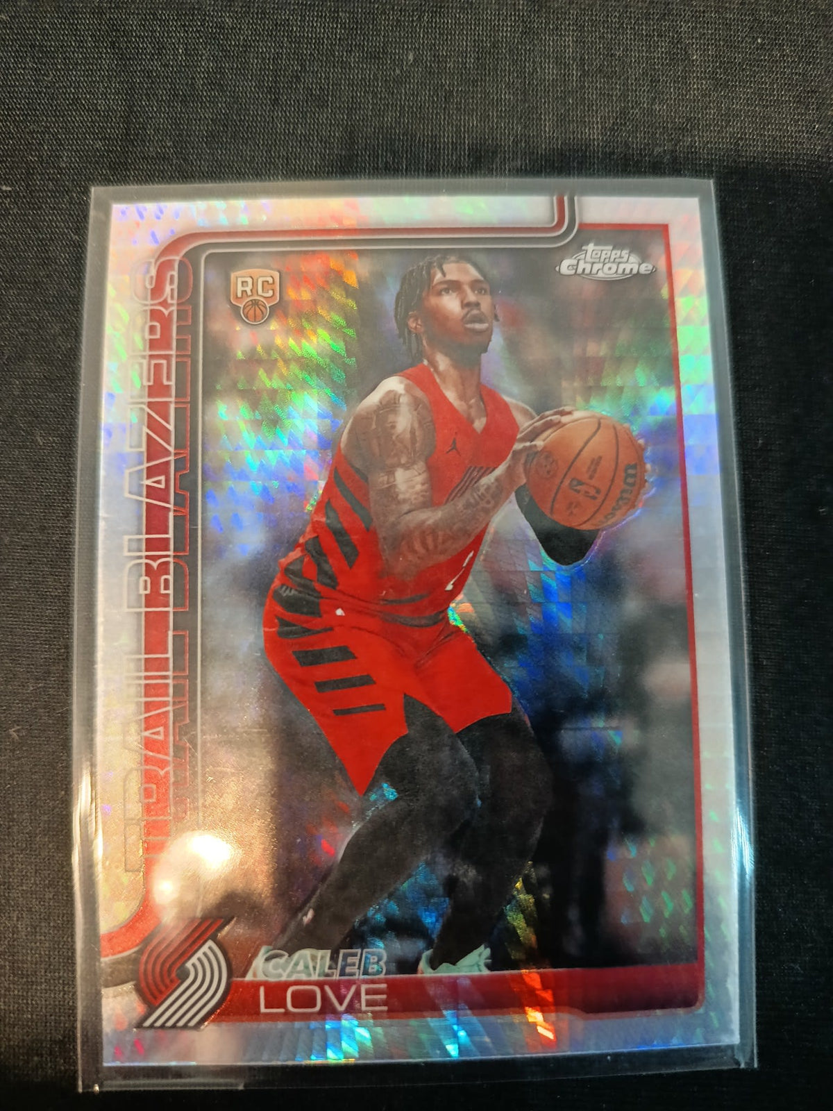 2025-26 Topps Caleb Love Cracked Ice #198