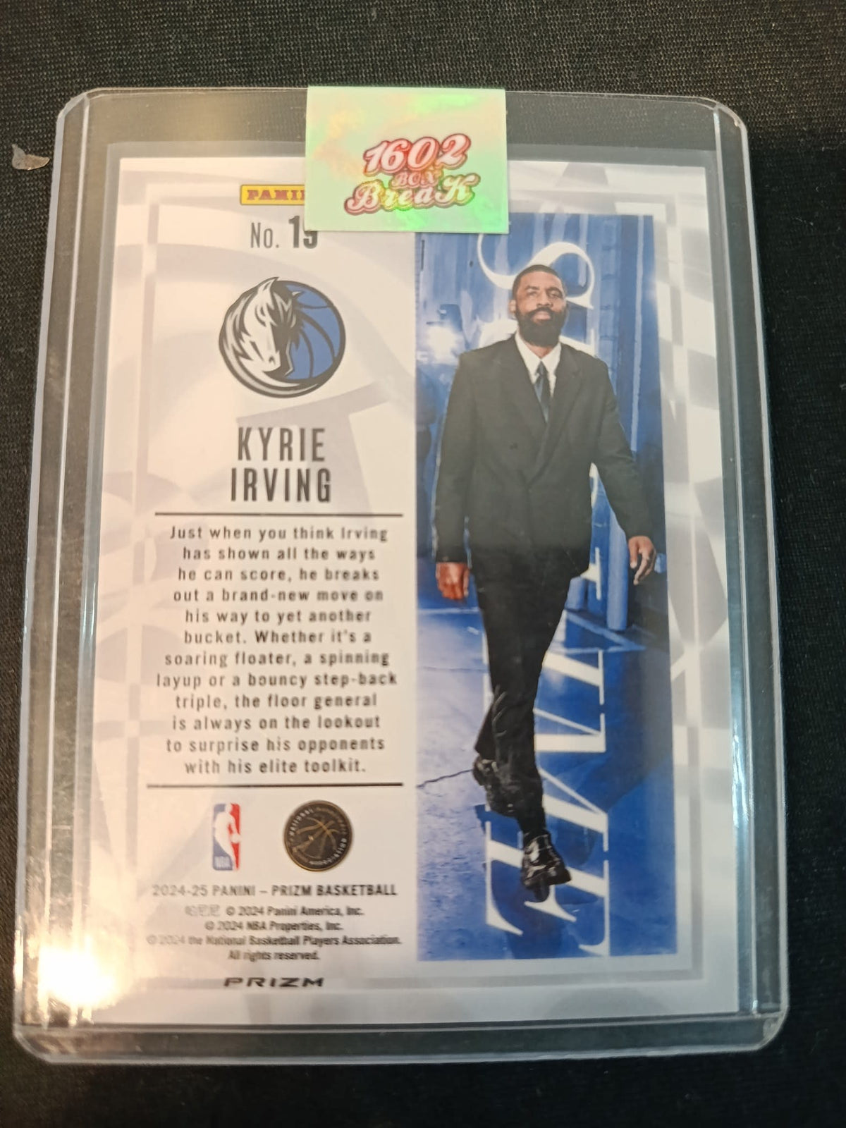 2024-25 Panini Prizm Sublime Kyrie Irving Blue #19 - view 2