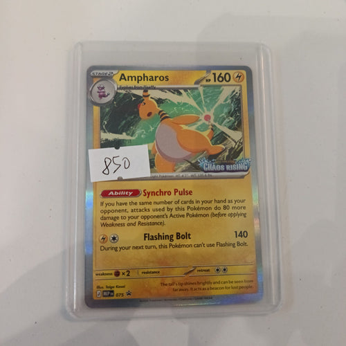 Pokemon Ampharos Chaos Rising (MEP2a) #075 2025 (English)
