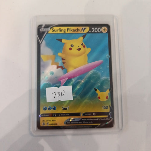 Pokemon Surfing Pikachu V Celebrations (008/025) #008/025 2021 (English) 008/025