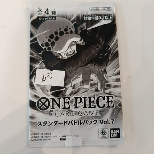 One Piece Standard Battle Pack Vol.7 Trafalgar D. Water Law Booster Pack (Japanese)