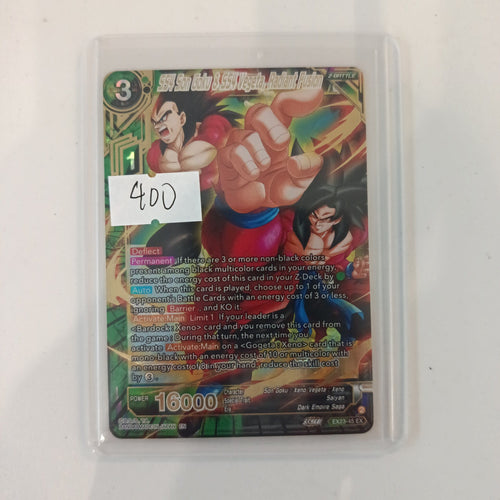 Dragon Ball SS4 Son Goku & SS4 Vegeta, Radiant Fusion EX23 #EX23-45 (English)