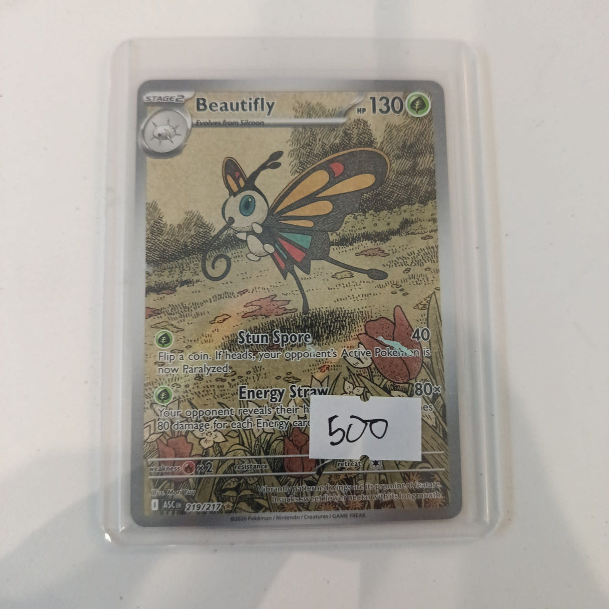 Pokemon Beautifly ASC (Astral Compass / Ancient Starter Collection) #219/217 2025 (English