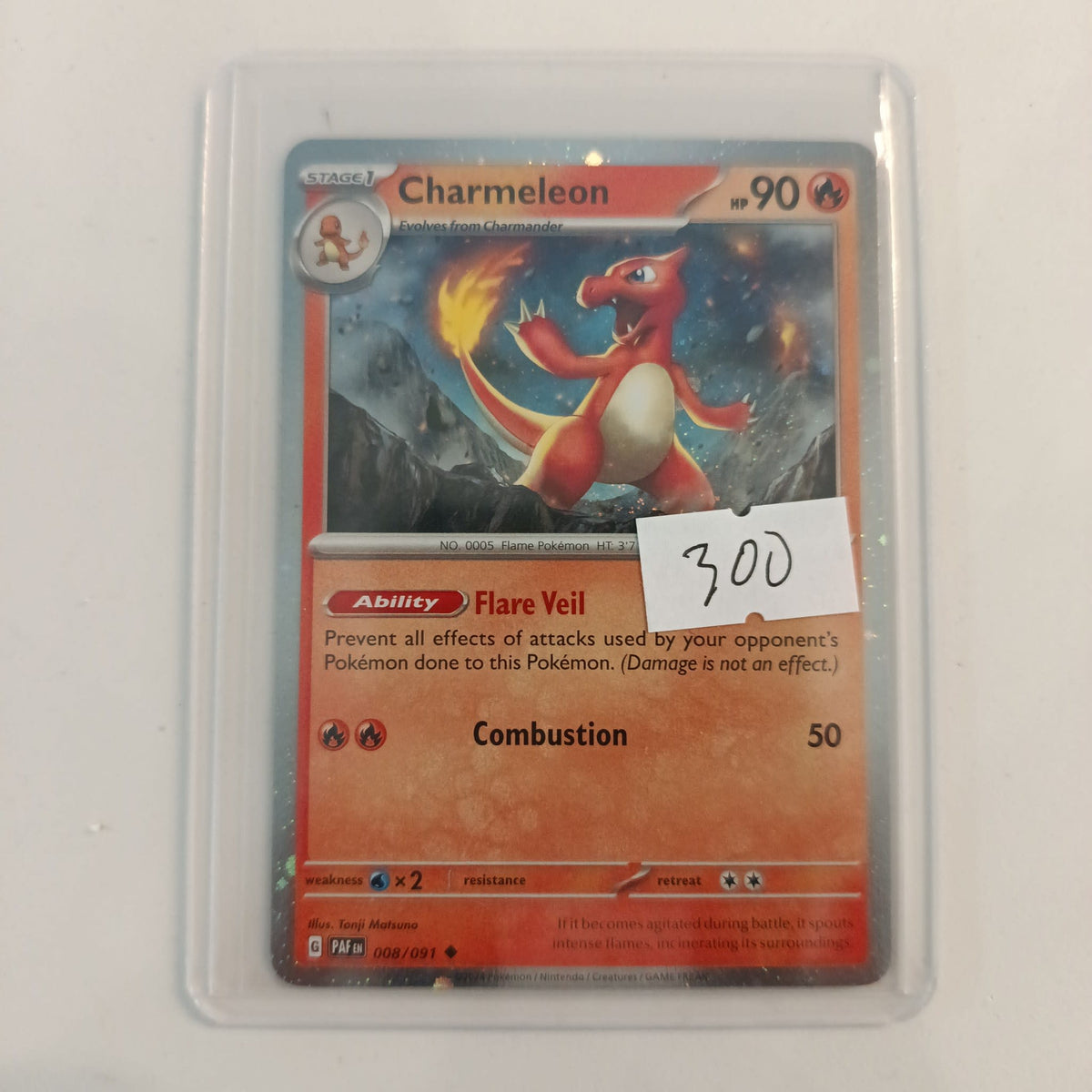Pokemon Charmeleon PAF #008/091 2024 (English)