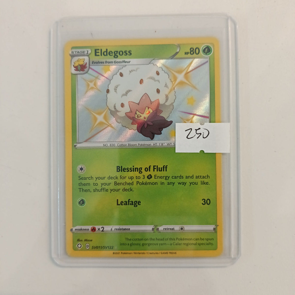 Pokemon Eldegoss SV011/SV122 #SV011 2021 (English) SV011/SV122