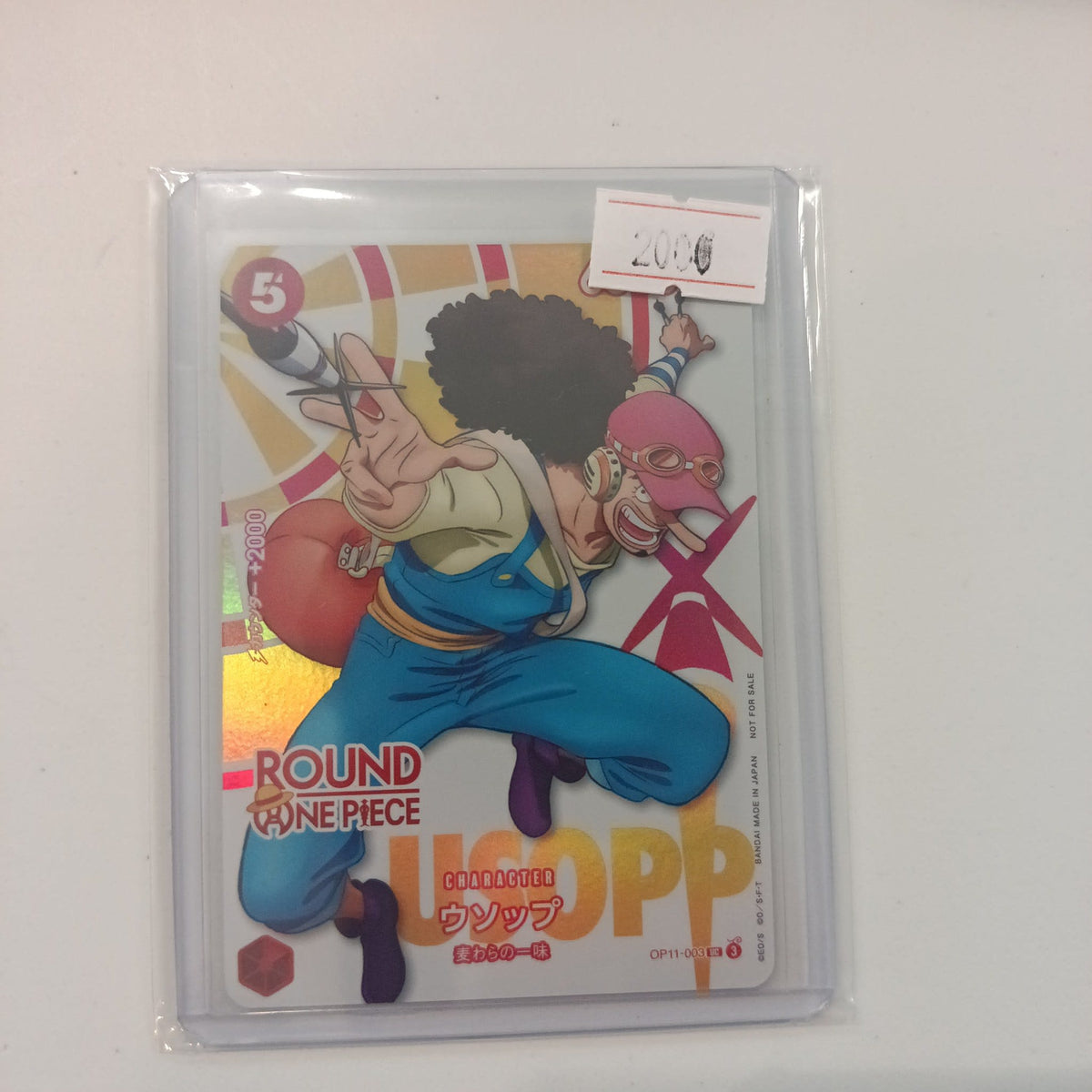 Bandai Round One Piece Character Usopp #OP11-003