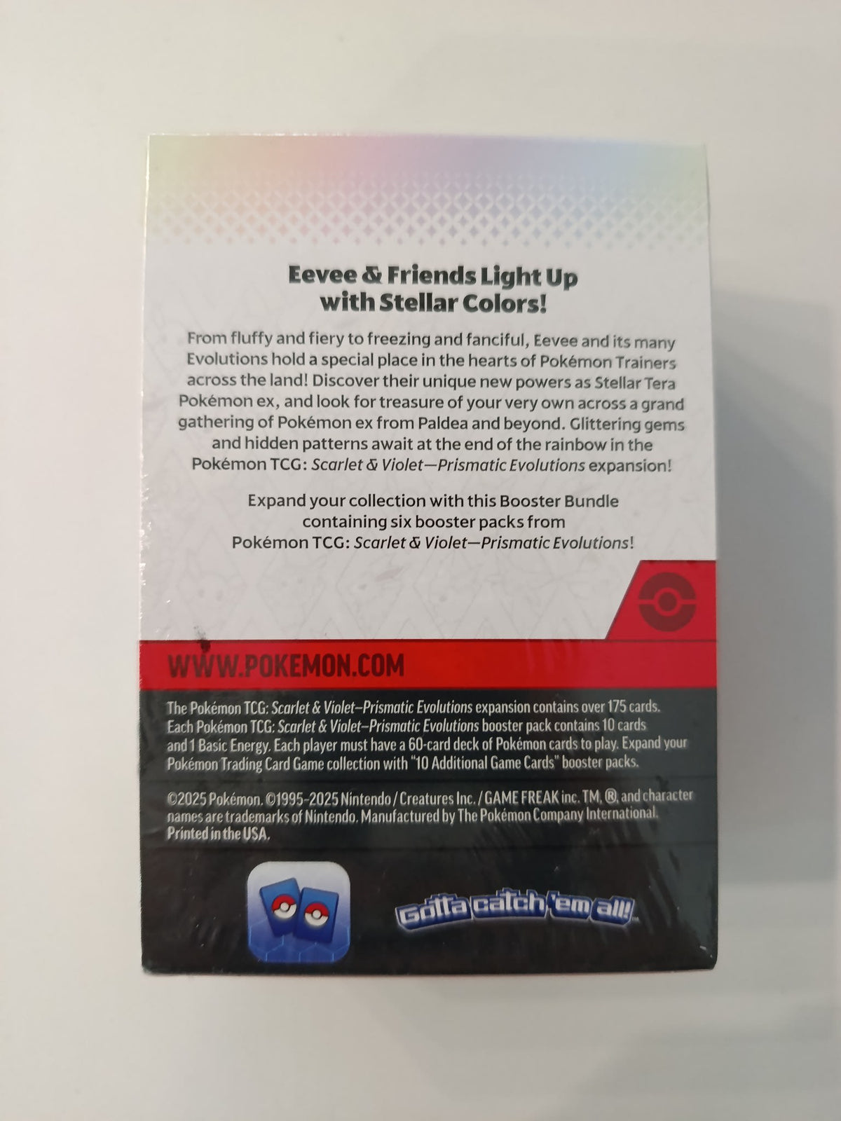 Pokemon Prismatic Evolutions Eevee Booster Bundle 2025 (English) - view 2