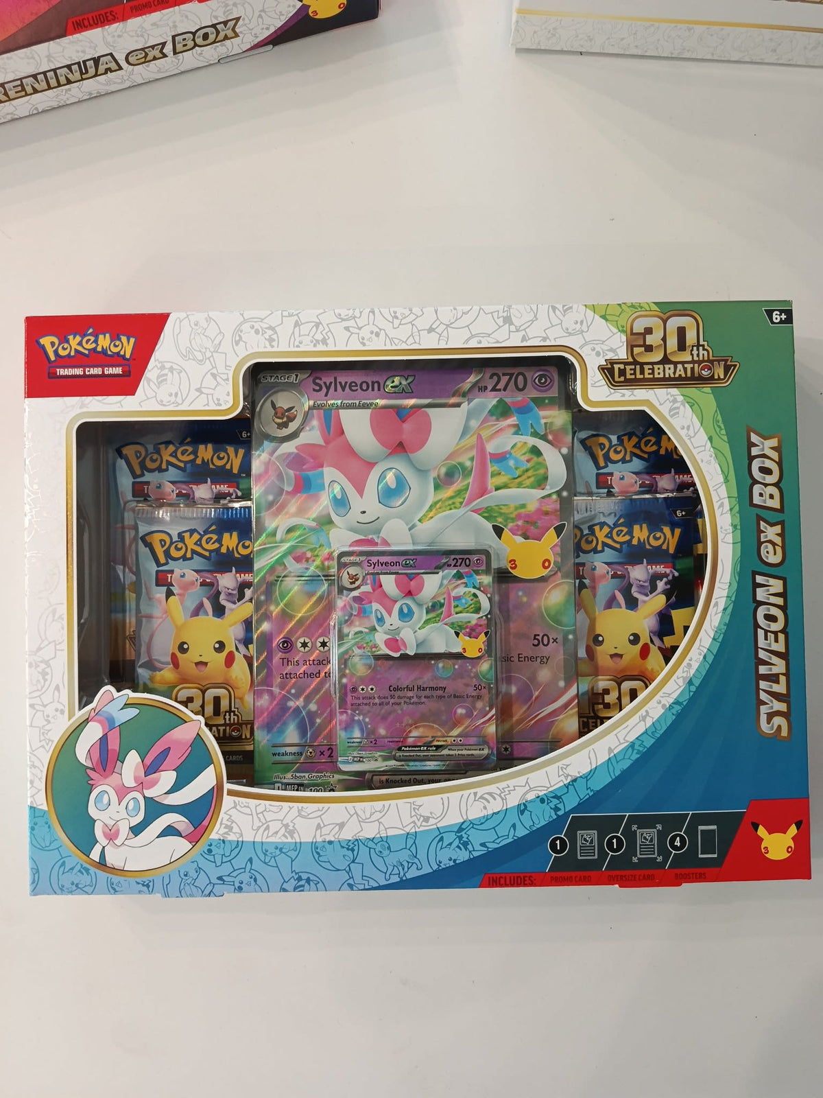 Pokemon 30th Celebration Sylveon ex Collection Box 2025 (English)