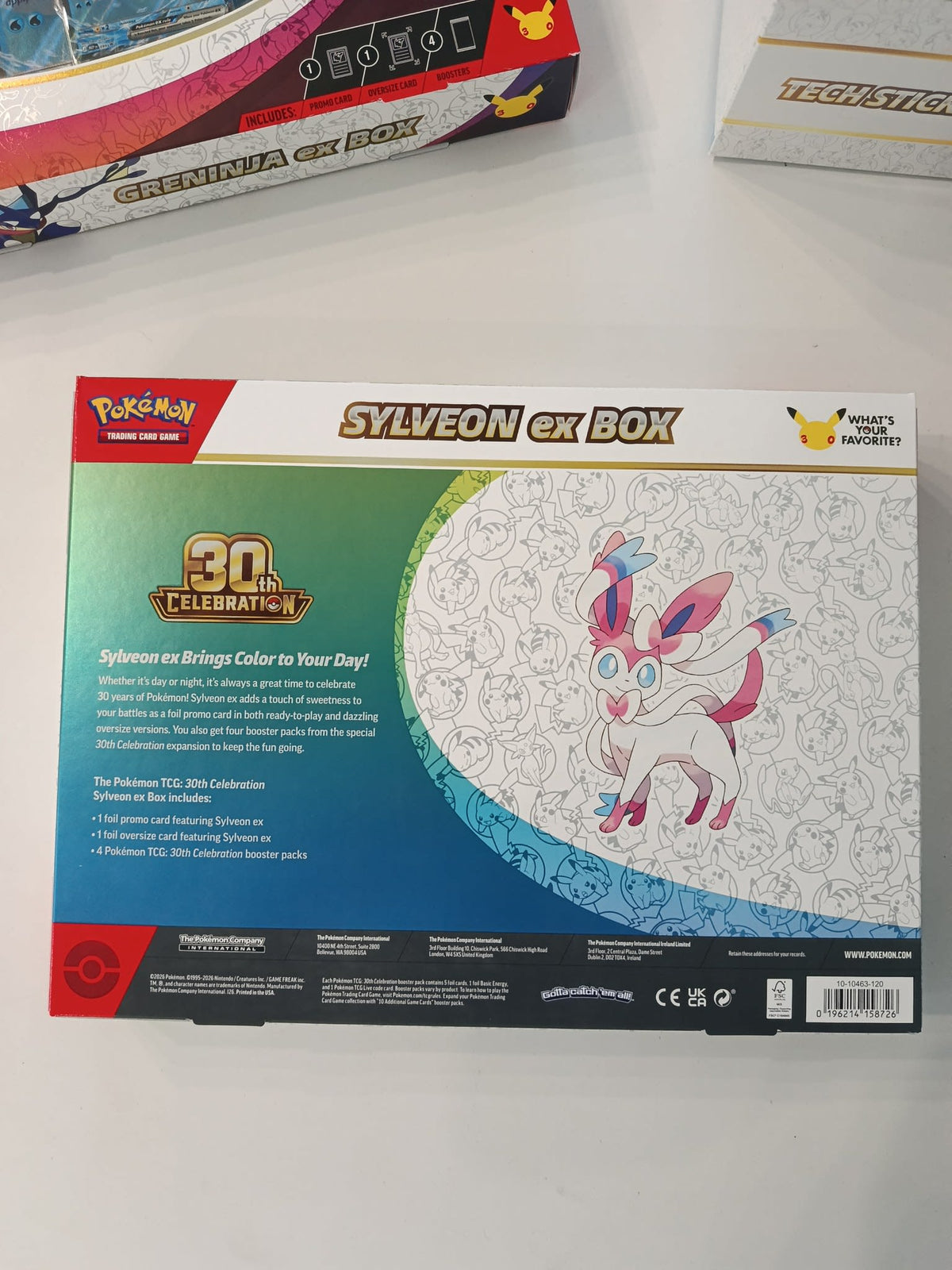 Pokemon 30th Celebration Sylveon ex Collection Box 2025 (English) - view 2