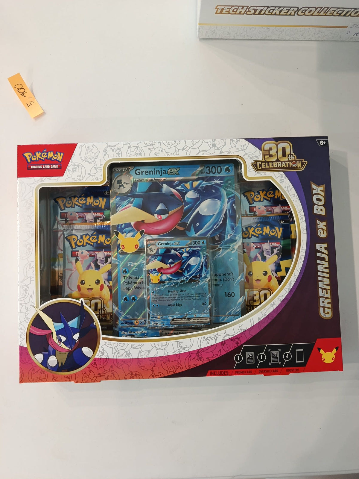 Pokemon 30th Celebration Greninja ex Collection Box 2025 (English)