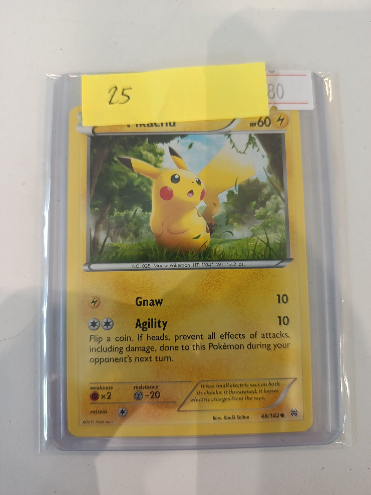 Pokemon Pikachu XY BREAKpoint #48/162 2015 (English)