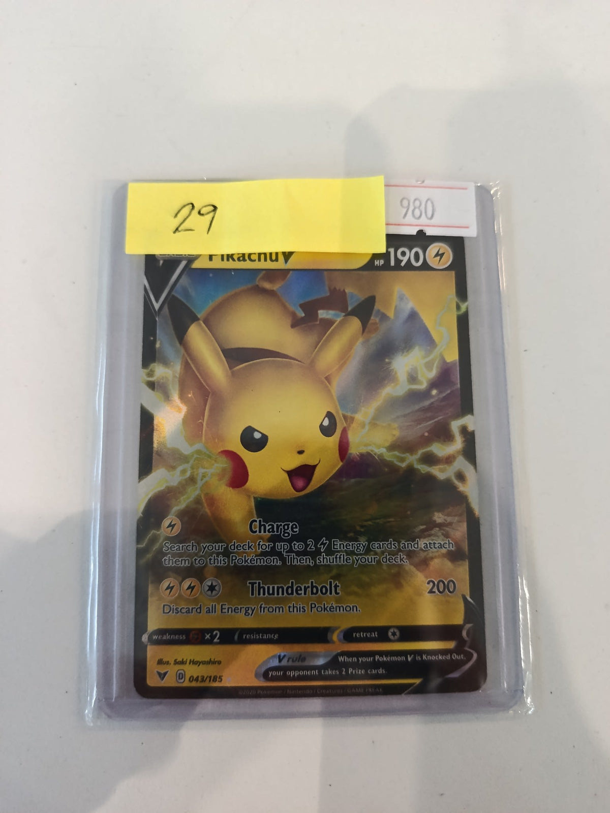 Pokemon Pikachu V Vivid Voltage #043/185 2020 (English)