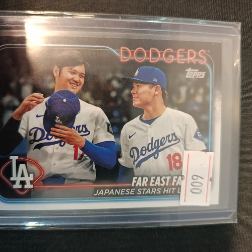 2024 Topps Update Series Veteran Combos Shohei Ohtani / Yoshinobu Yamamoto #US13