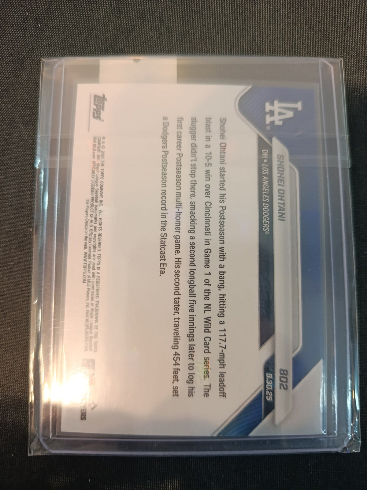 2024 Topps Wild Card Shohei Ohtani #802 - view 2