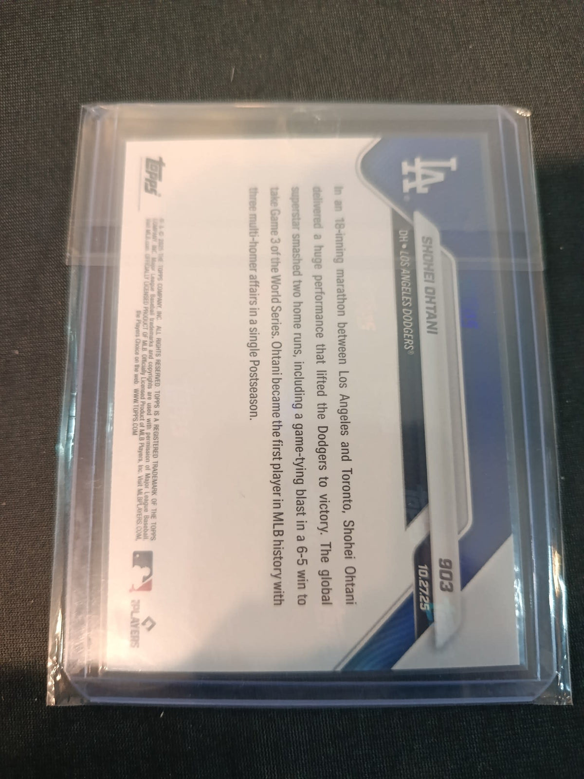 2024 Topps Shohei Ohtani #903 - view 2