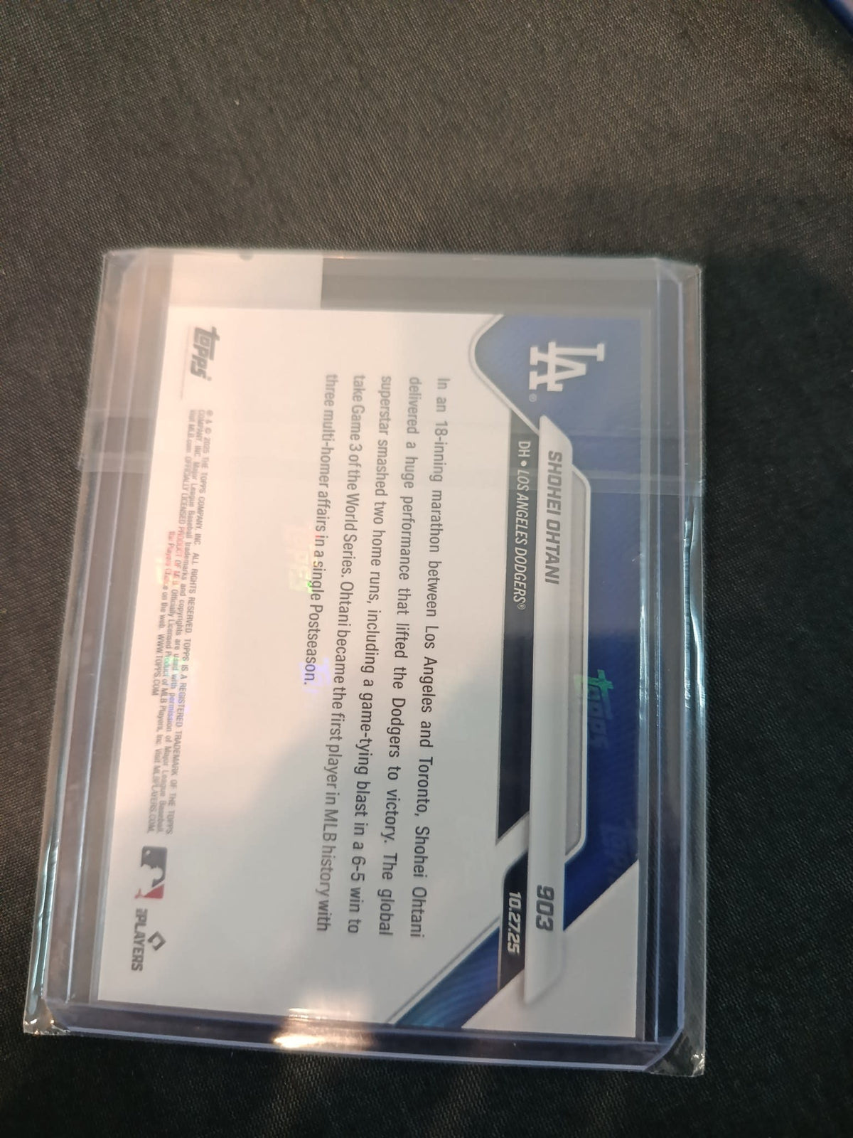 2024 Topps World Series Shohei Ohtani #903 - view 2