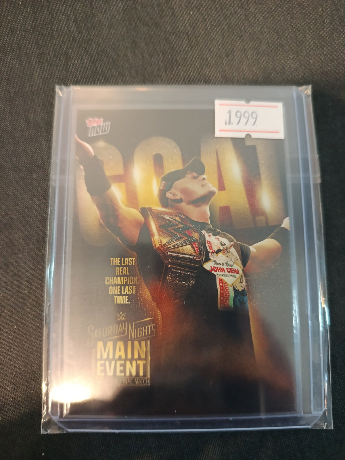 2025 Topps Saturday Night's Main Event John Cena