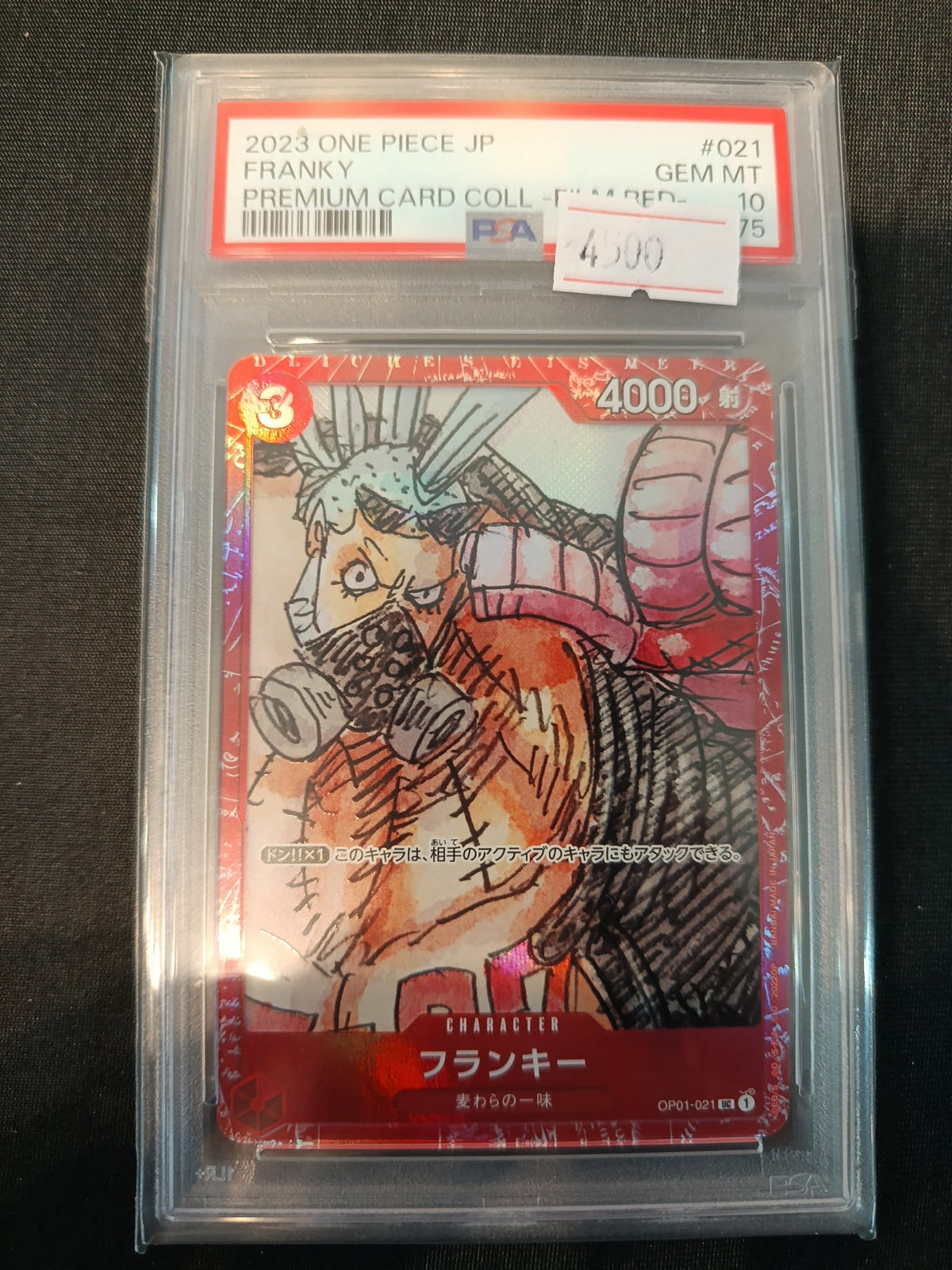 OP01-021 Franky #021 PSA 10