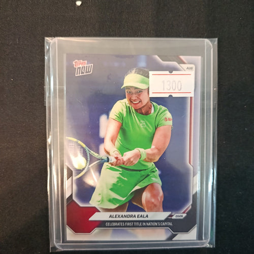 2026 Topps Celebrates First Title in Nation's Capital Alexandra Eala #18