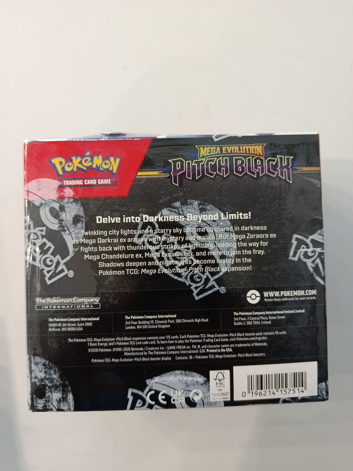 Pokemon Mega Evolution Pitch Black Mega Darkrai ex 2026 (English) - view 2