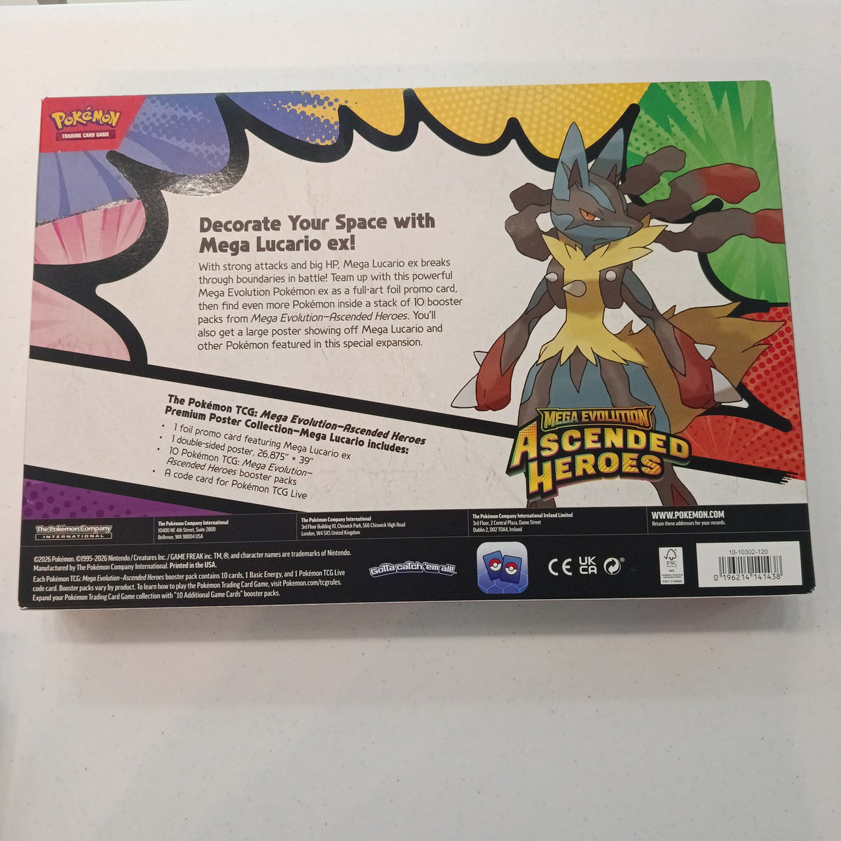 2026 Pokemon TCG Mega Evolution Ascended Heroes Mega Lucario - view 2