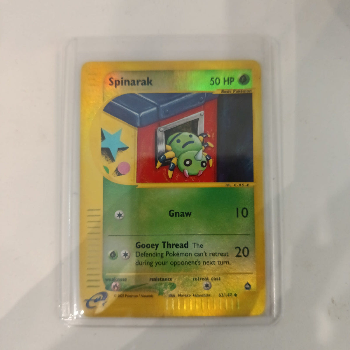 Pokemon Spinarak Aquapolis #62/147 2003 (English)