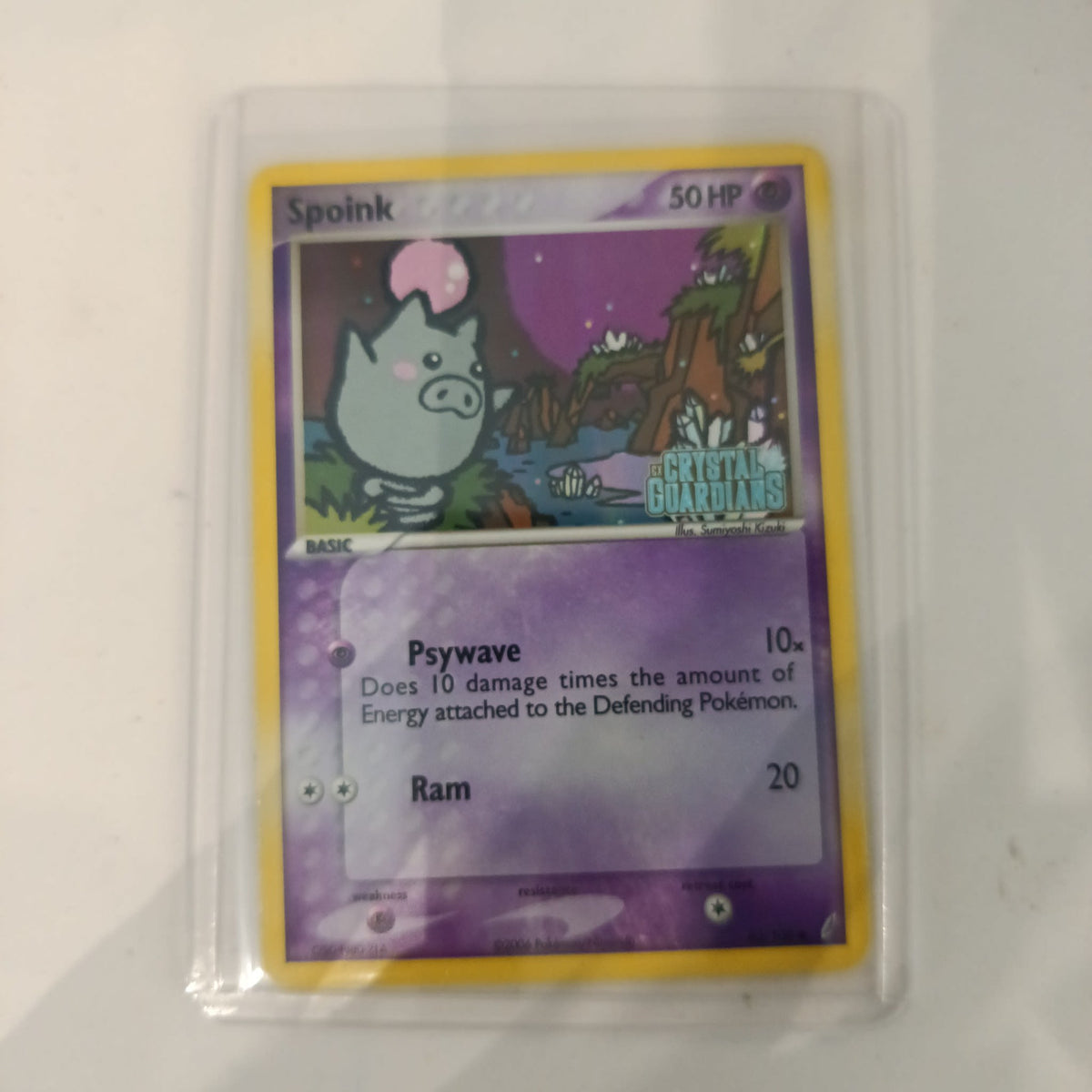 Pokemon Spoink EX Crystal Guardians #60 2006 (English)