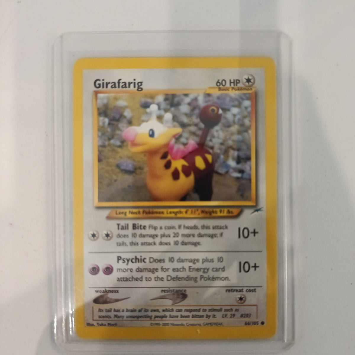 Pokemon Girafarig Neo Revelation #66/105 2000 (English)