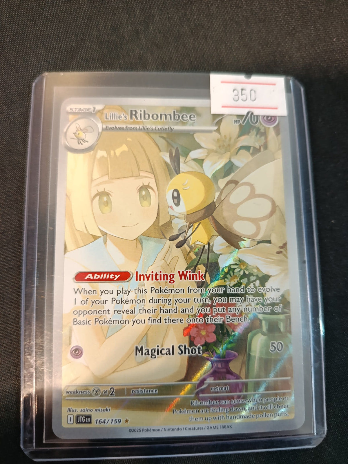 Pokemon Lillie's Ribombee Journey Together (JTG) #164/159 2025 (English) 164/159