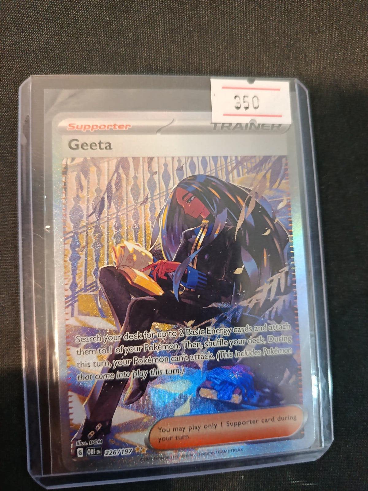 Pokemon Geeta OBF - Obsidian Flames #226/197 2023 (English) 226/197