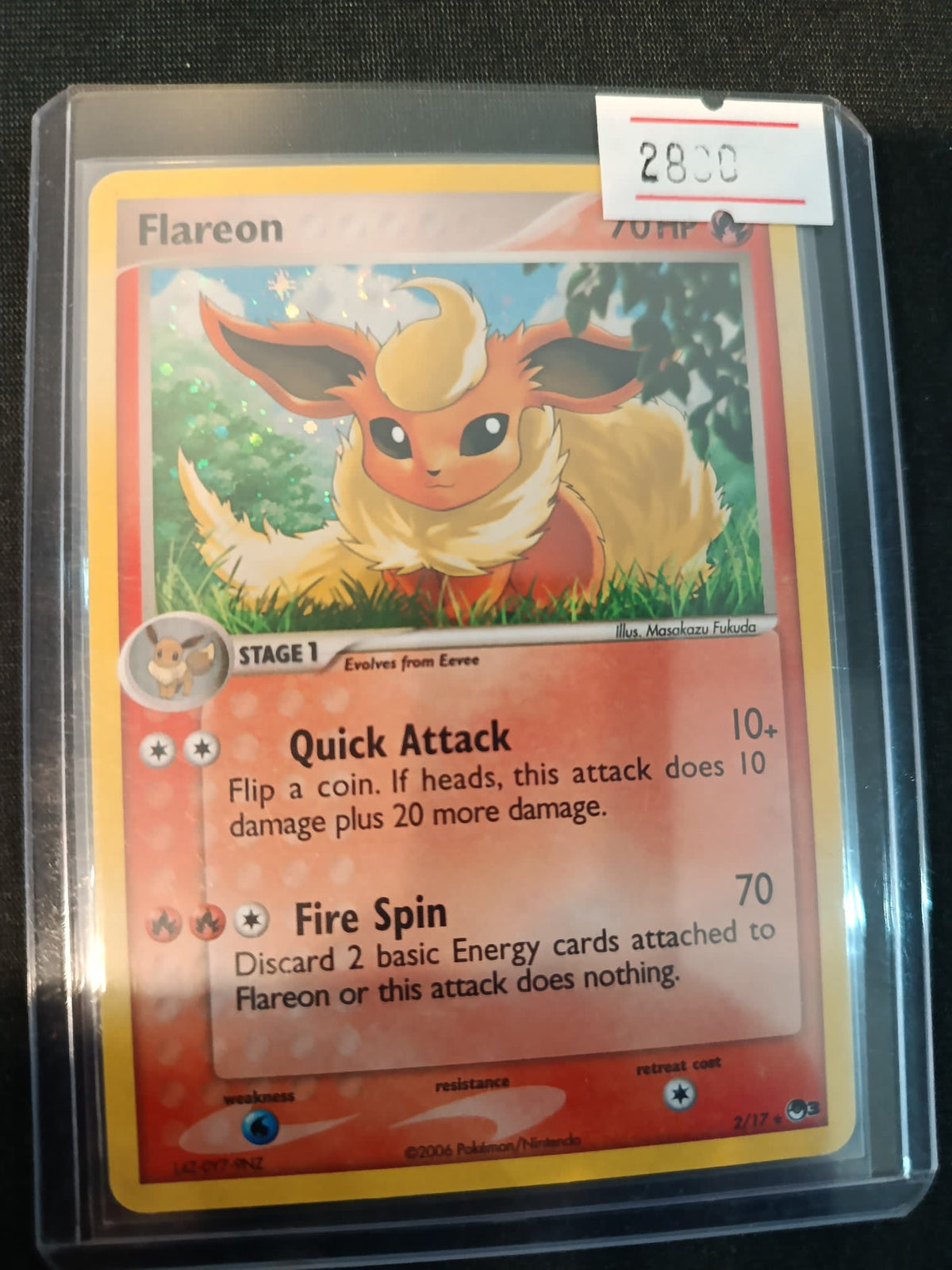 Pokemon Flareon POP Series 5 #2/17 2006 (English)