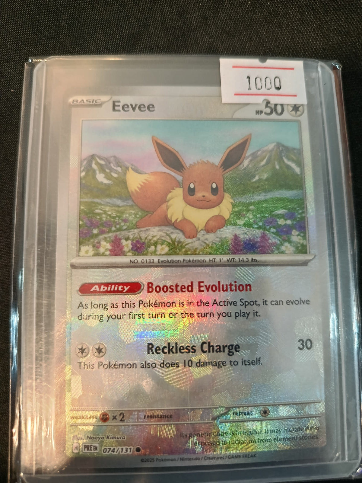 Pokemon Eevee PRE (Prismatic Evolutions) #074/131 2025 (English)