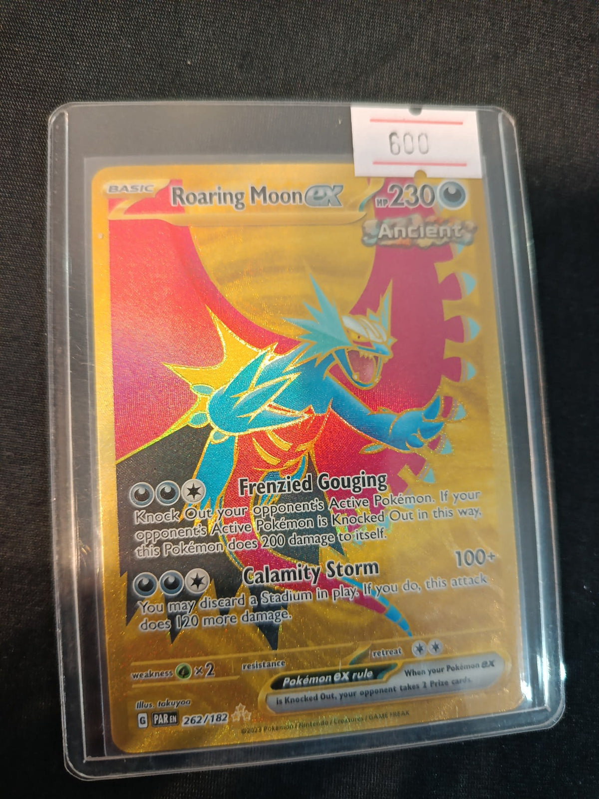 Pokemon Roaring Moon ex PAR - Paradox Rift #262/182 2023 (English) 262/182