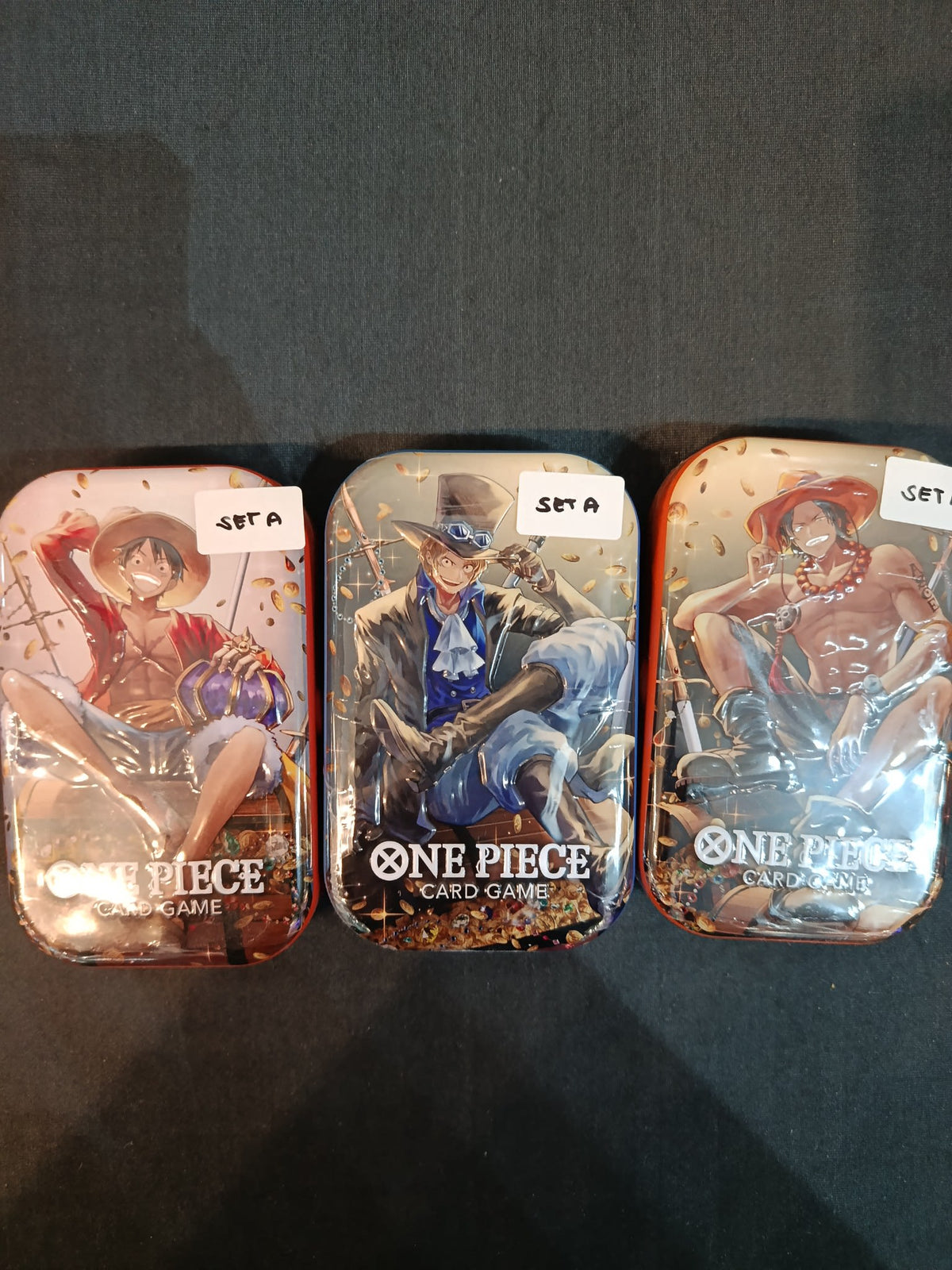 One Piece OP-13 Monkey D. Luffy Tin Pack Set (English)