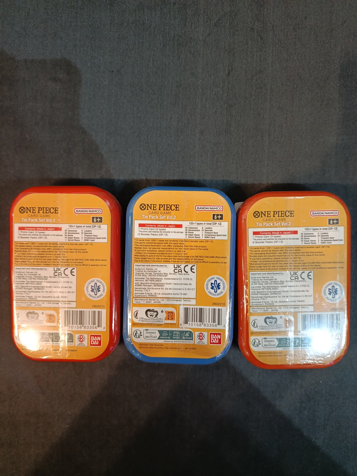 One Piece OP-13 Monkey D. Luffy Tin Pack Set (English) - view 2