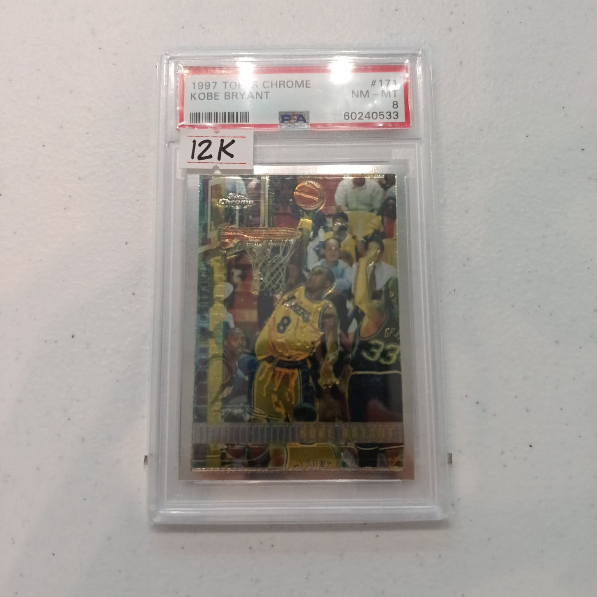 1997 Topps Kobe Bryant #171 PSA NM-MT 8