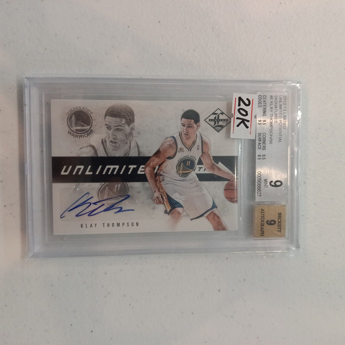 2011 Panini Unlimited Unlimited Klay Thompson #20 BGS 9