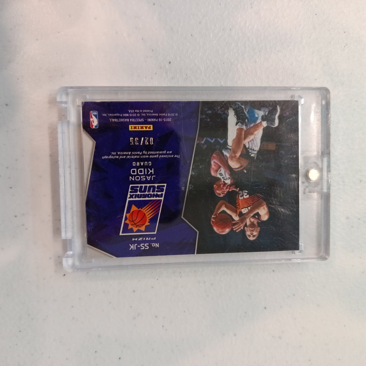 2015-16 Panini Spectra Spectacular Jason Kidd Prizm /35 #SS-JK - view 2
