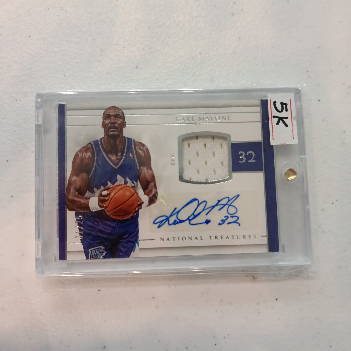 2016-17 Panini National Treasures Karl Malone #32 SK 5