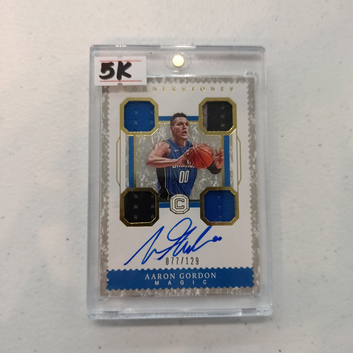 2017-18 Panini Cornerstones Basketball Cornerstones Aaron Gordon #C-AGD