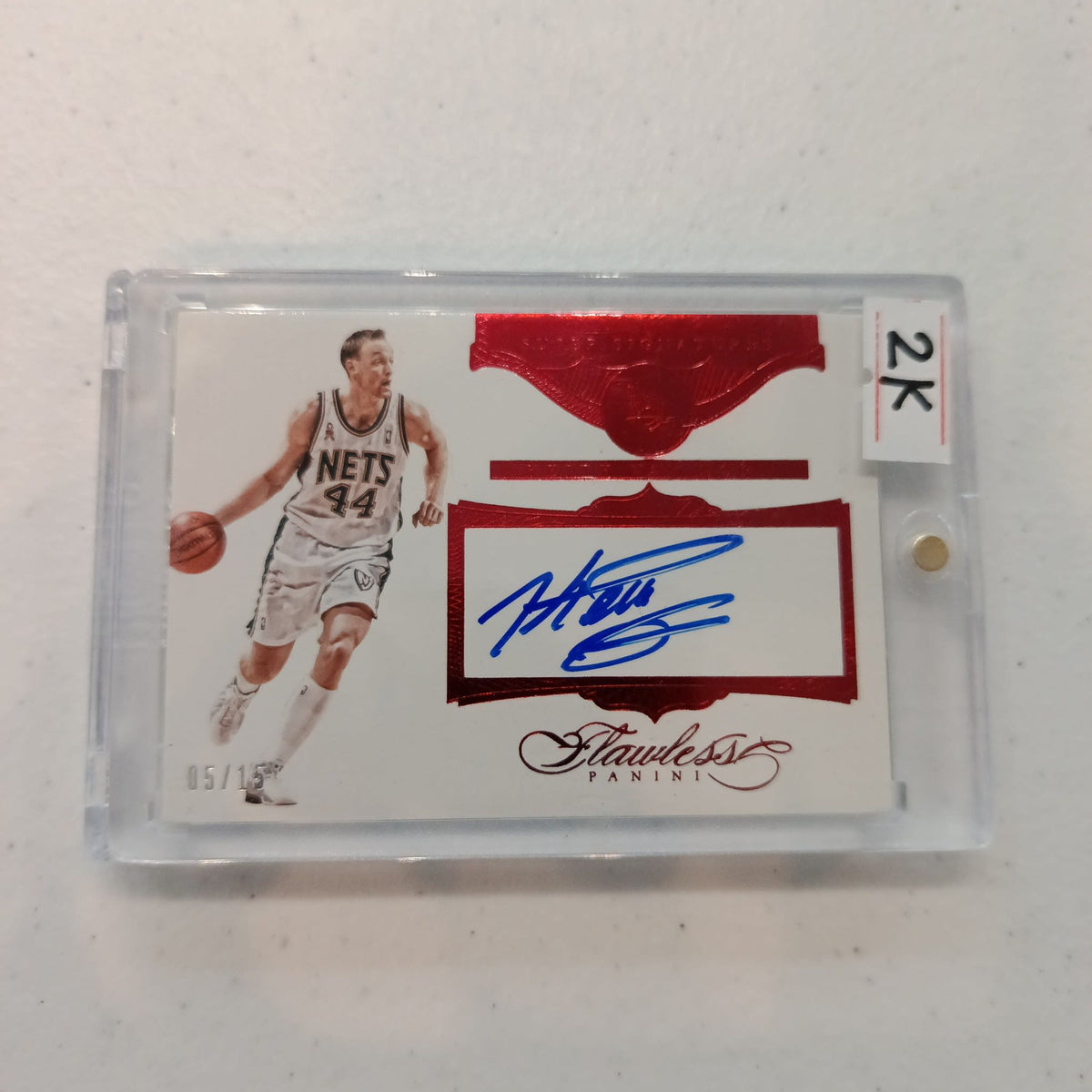 2015 Panini Flawless Keith Van Horn #44 Beckett 2K