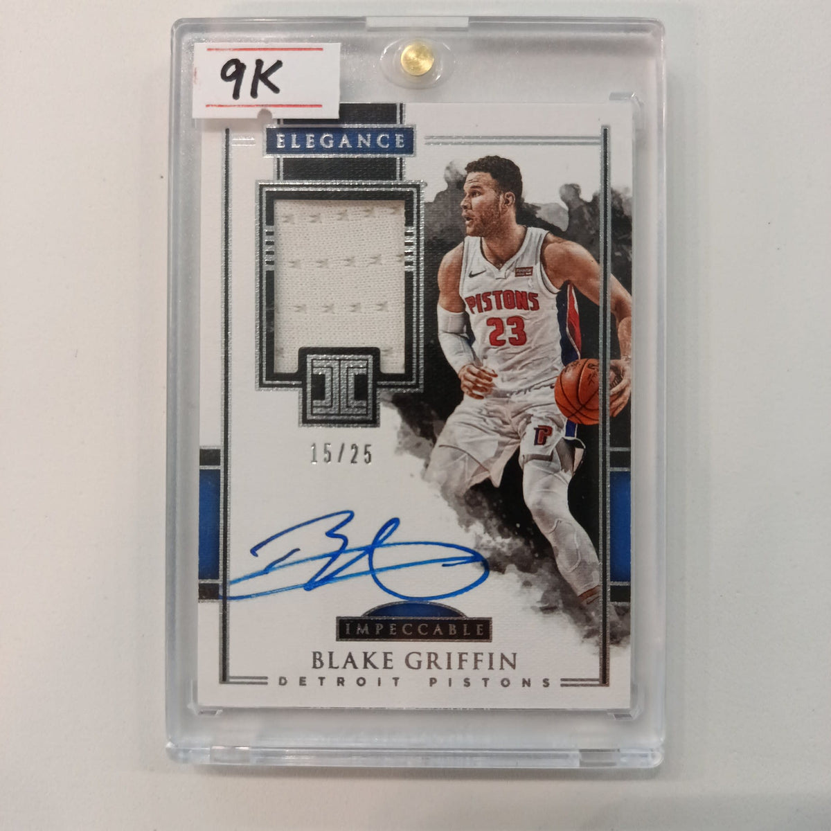 2017-18 Panini Impeccable Elegance Blake Griffin Blue /25 #EV-BGF
