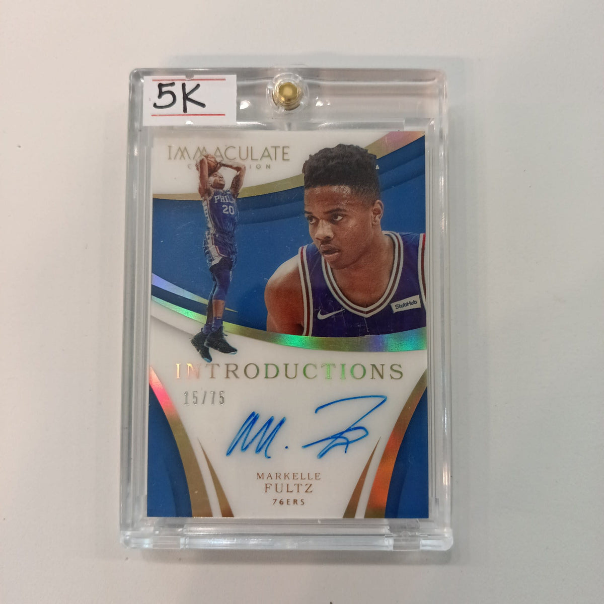 2017-18 Panini Immaculate Collection Introductions Markelle Fultz #II-MFZ