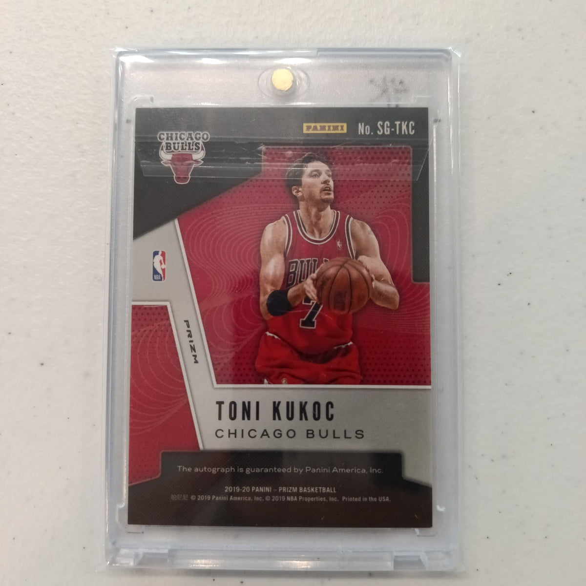 2019-20 Panini Prizm Toni Kukoc #SG-TKC Unknown Unknown - view 2